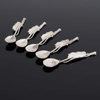 Claude Lalanne IOLAS Sterling Silver Demitasse Spoons, Set of 5 - Sold for $3,072 on 05-24-2025 (Lot 277).jpg